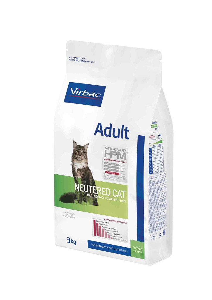 VIRBAC Adult Neutered Cat 3 kg