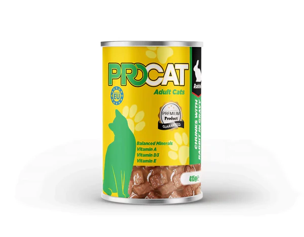 PROCAT Cat Pate Rabbit & Vegetables 400 gm