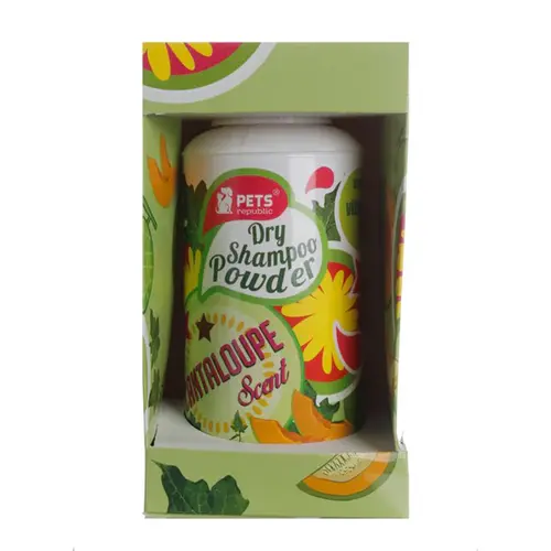 PETS REPUBLIC Dry Shampoo Powder Cantaloupe 500 gm