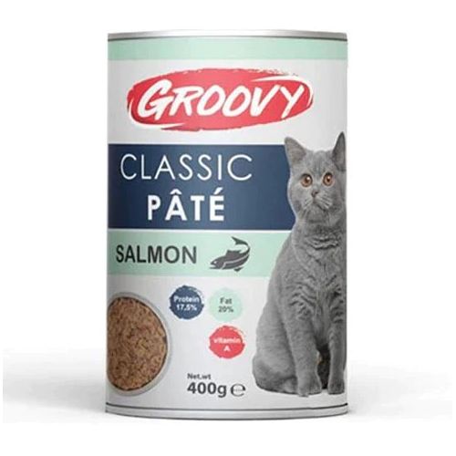 GROOVY Feline Classic Pate Salmon 400 gm