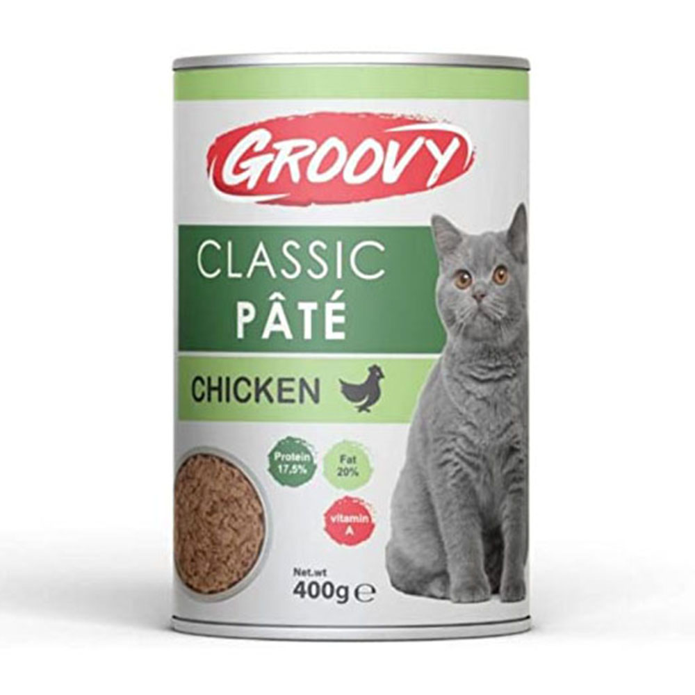 GROOVY Feline Classic Pate Chicken 400 gm