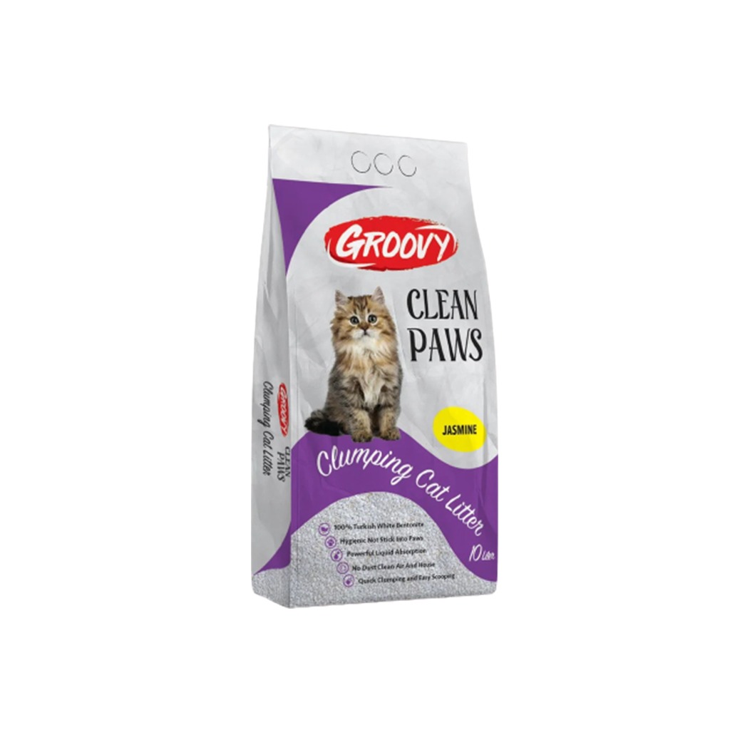 GROOVY Clumping Cat Litter Jasmin 10 L