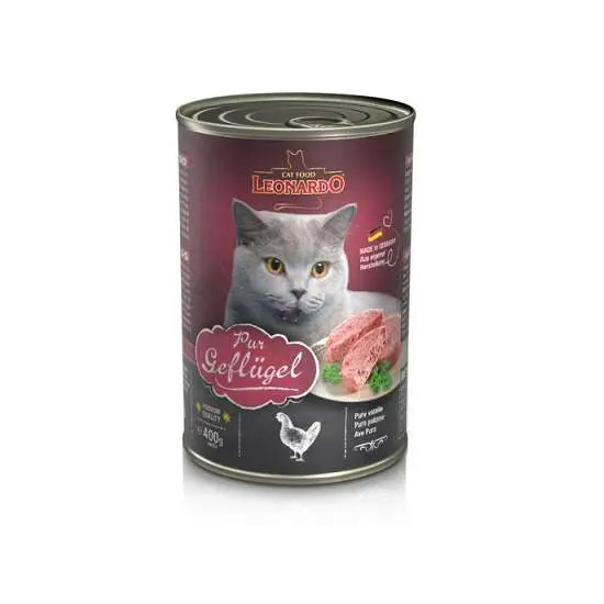 LEONARDO Pure Poultry Cat Wet Food 400 gm