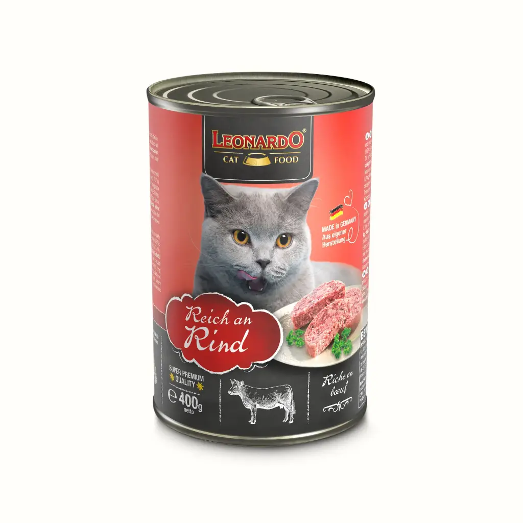 LEONARDO Beef Cat Wet Food 400 gm