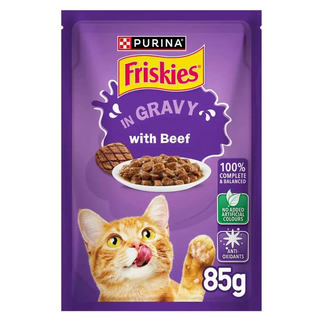 PURINA Friskies 5 Promises Cat Beef 85 gm