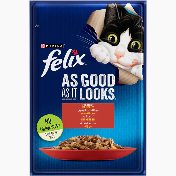 PURINA Felix With Beef 85 gm