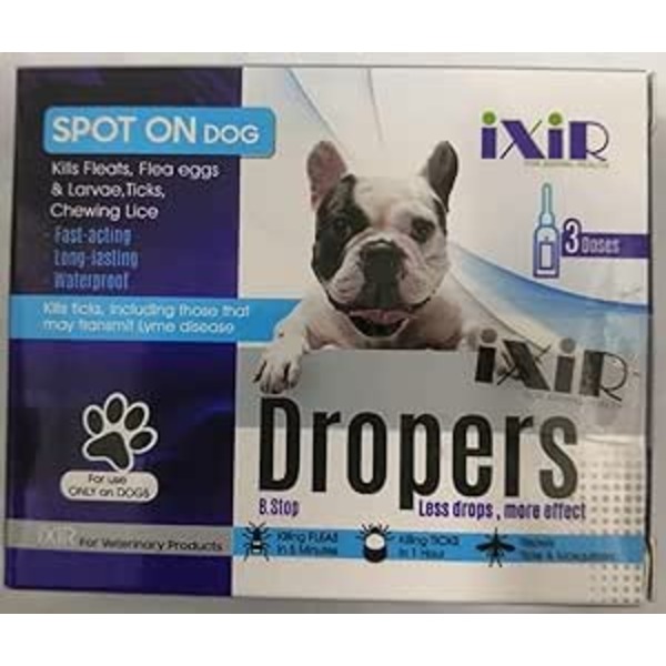 IXIR | DROPERS Spot-on - Dog | 3 doses