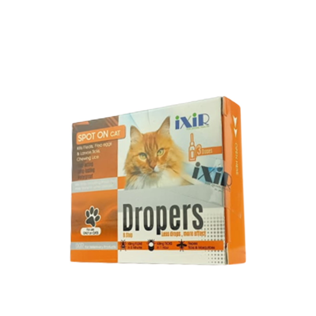 IXIR Dropers Spot-on Cat 3 doses (Egypt Stock)