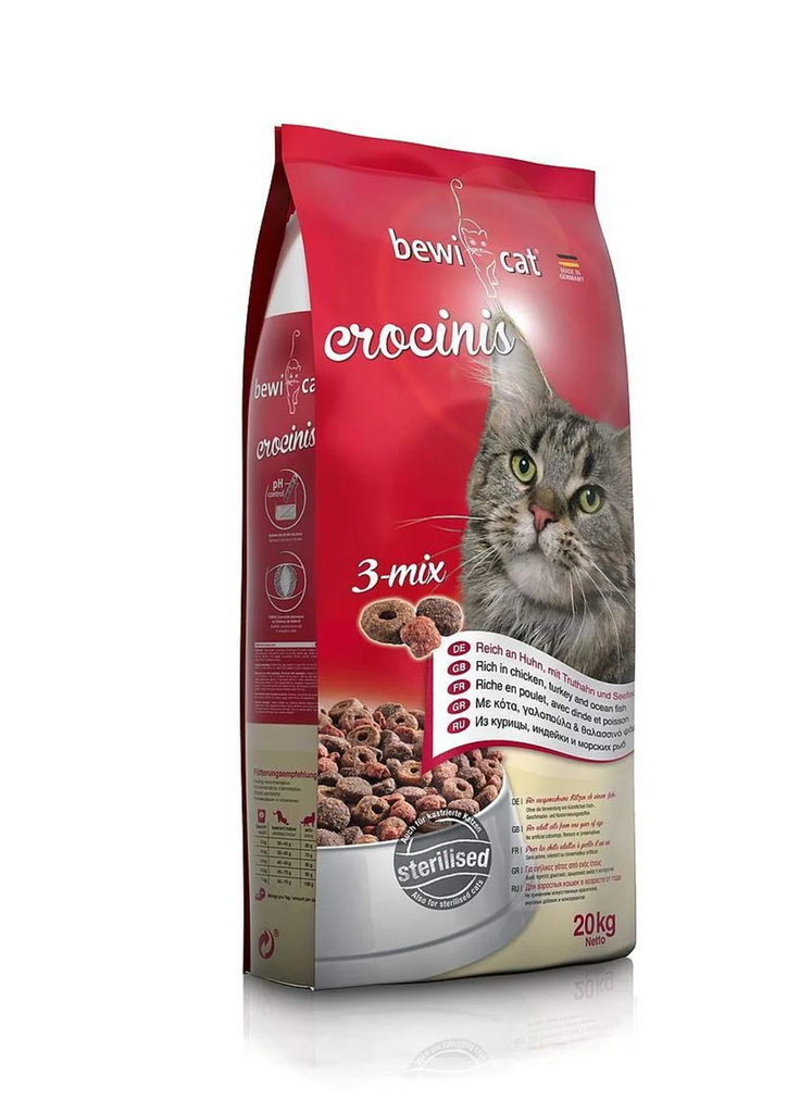 BEWI Cat Crocinis 3-mix 20 kg