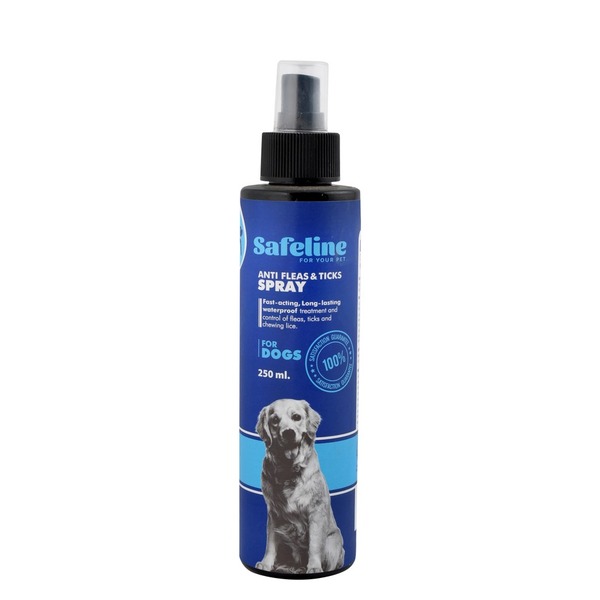 ELITE | SAFELINE ANTI-FLEAS & TICKS SPRAY - Dog | 250 ml