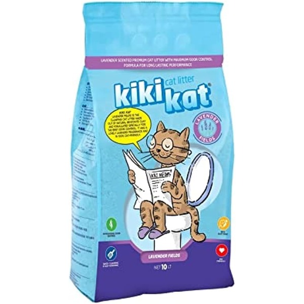 KIKI KAT Cat Litter Lavender Fields 10 L