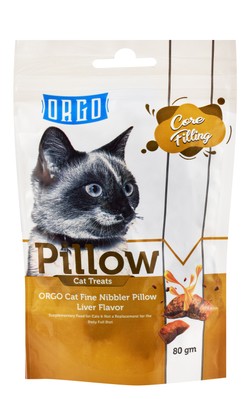 ORGO Pillow Cat Treats Liver 80 gm