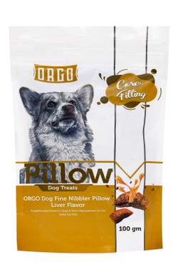 ORGO Pillow Dog Treats Liver 100 gm