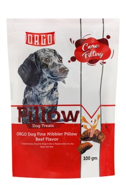 ORGO Pillow Dog Treats Beef 100 gm