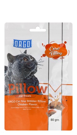 ORGO Pillow Cat Treats Chicken 80 gm