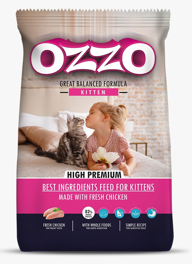 OZZO | KITTEN - Fresh Chicken Dry Food | 4 kg