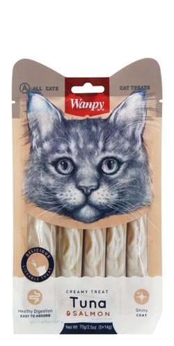 WANPY | CAT TREATS - Tuna & Salmon | 70 gm