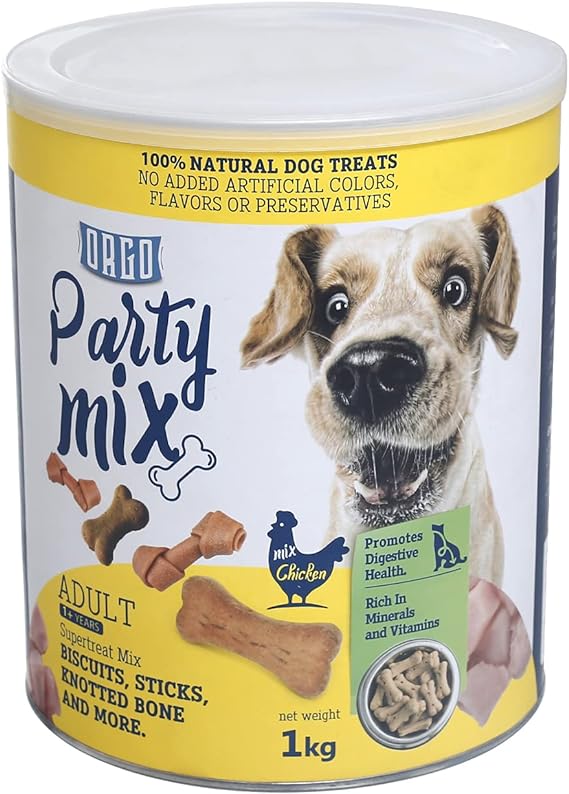 ORGO Party Mix Dog Treats Chicken 1 kg