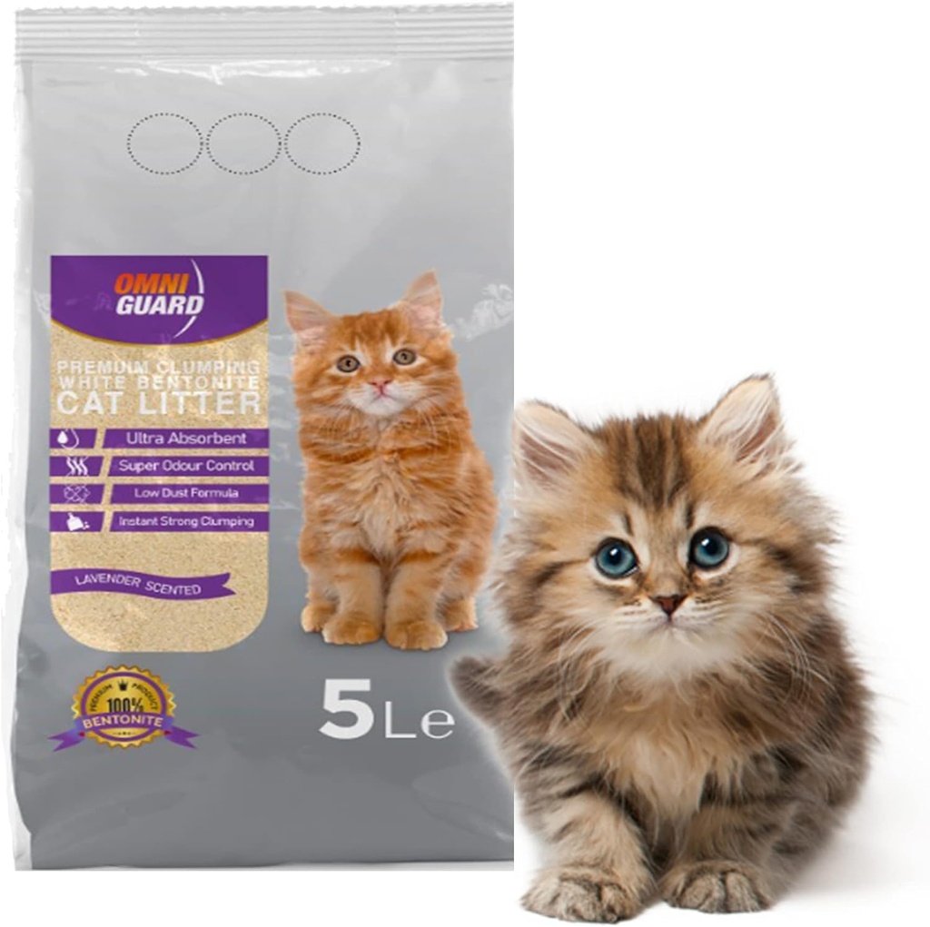 OMNIMAX | OMNIGUARD CAT LITTER - Lavender | 5 L