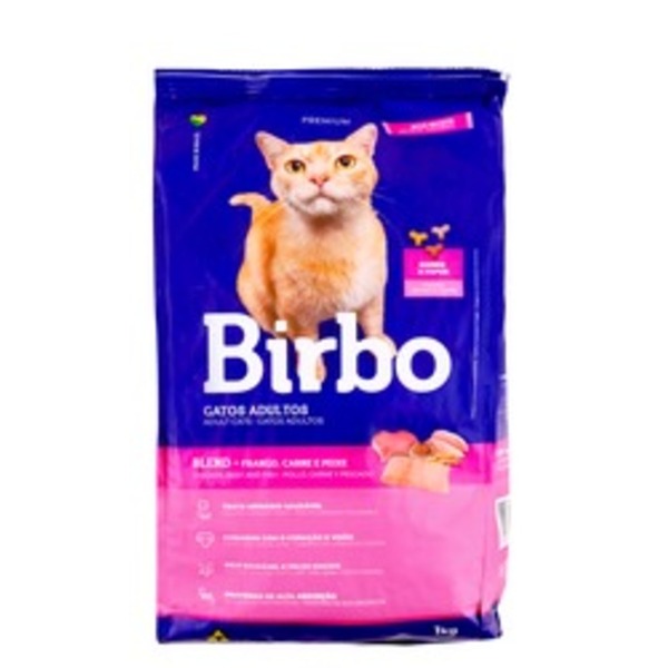 BIRBO Adult Cat Chicken, Beef & Fish 1 kg