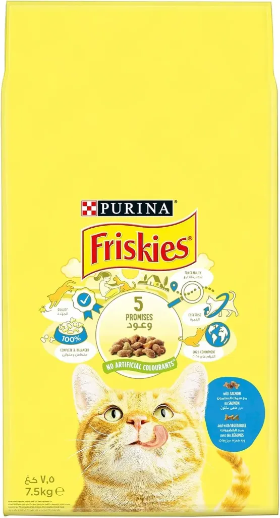PURINA | FRISKIES 5 PROMISES (CAT) - Salmon & Vegetables | 7.5 kg