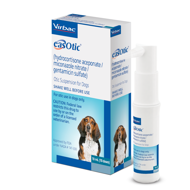 VIRBAC EasOtic Ear Drops Dog 10 ml