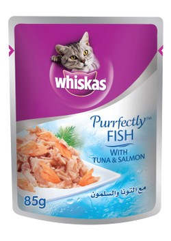 WHISKAS | PURRFECTLY FISH - Tuna & Salmon | 85 gm