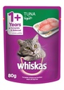 WHISKAS | 1+ Years Cat Food - Tuna | 80 gm