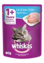 WHISKAS | 1+ Years Cat Food - Ocean Fish | 80 gm