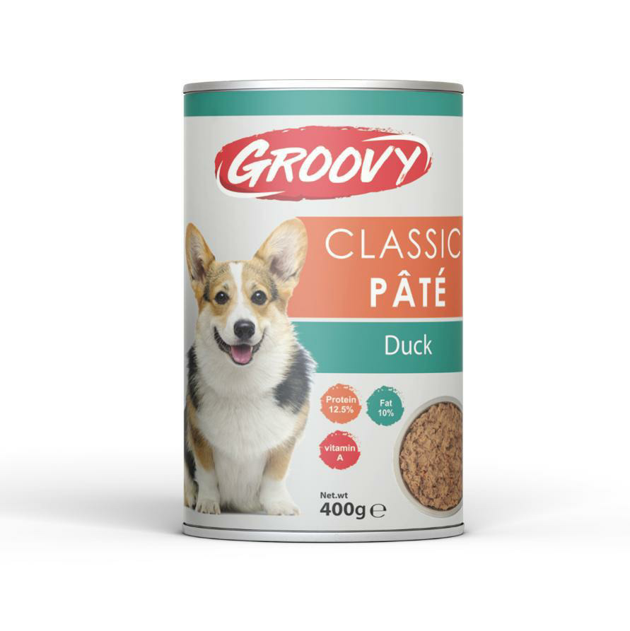 GROOVY Canine Classic Pate Duck 400 gm