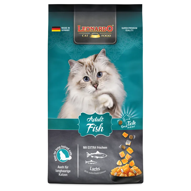 LEONARDO Adult Cat Dry Food With Fish  300 gm