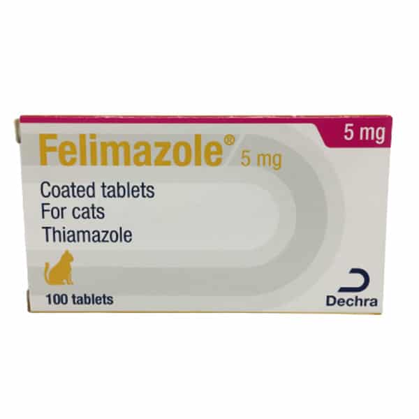 DECHRA Felimazole 5 mg 25 Tablets