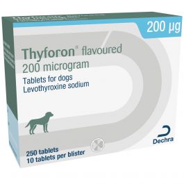 DECHRA | THYFORON FLAVOURED 200 mcg  | 10 tab