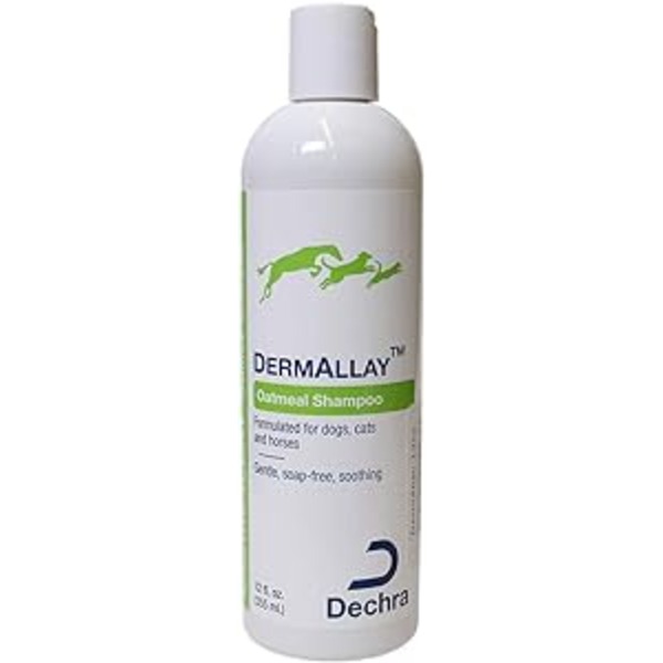 DECHRA | DERMALLAY OATMEAL SHAMPOO | 355 ML(12 fl.oz.) for dogs,cats and horses