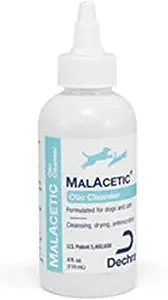 DECHRA | MALACETIC OTIC CLEANSER | 118 ML(4 fl.oz) for dogs and cats Cleansing, drying, antimicrobial