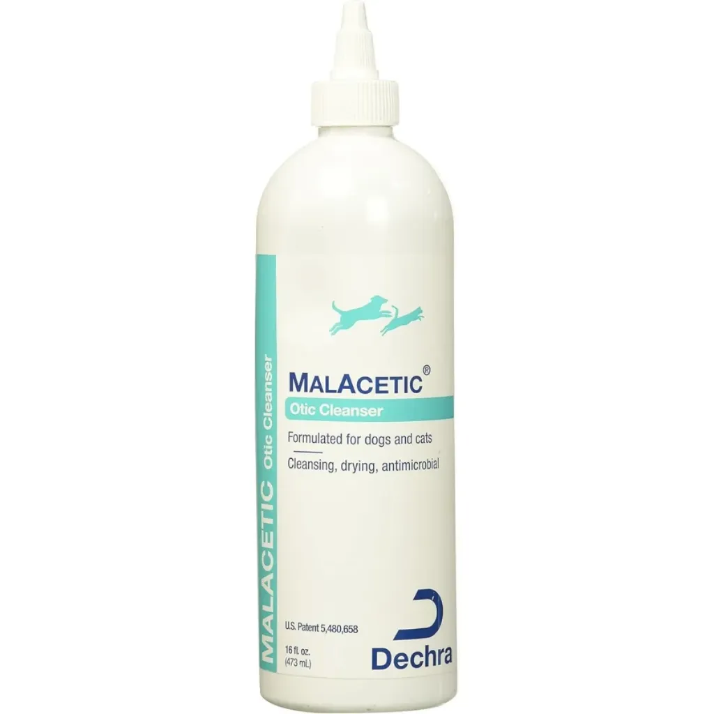 DECHRA Malacetic Otic Cleanser 473 ML For Dogs and Cats