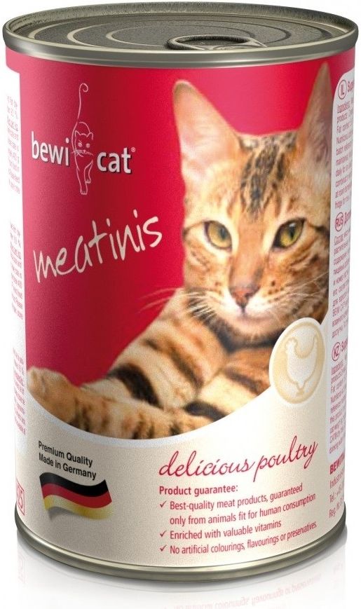 BEWI Cat Meatinis Rich In Poultry 400 gm