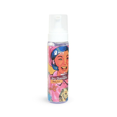 PETS REPUBLIC | FOAM DRY SHAMPOO - Pinky Girl | 250 ml