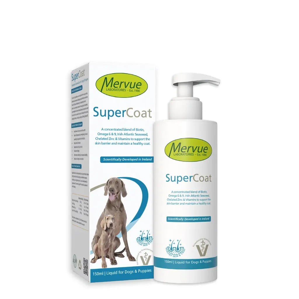 MERVUE Super Coat Liquid for Dog & Puppies 150 ml (Egypt Stock, UAE Stock, GCC Deliverable, Other Country)