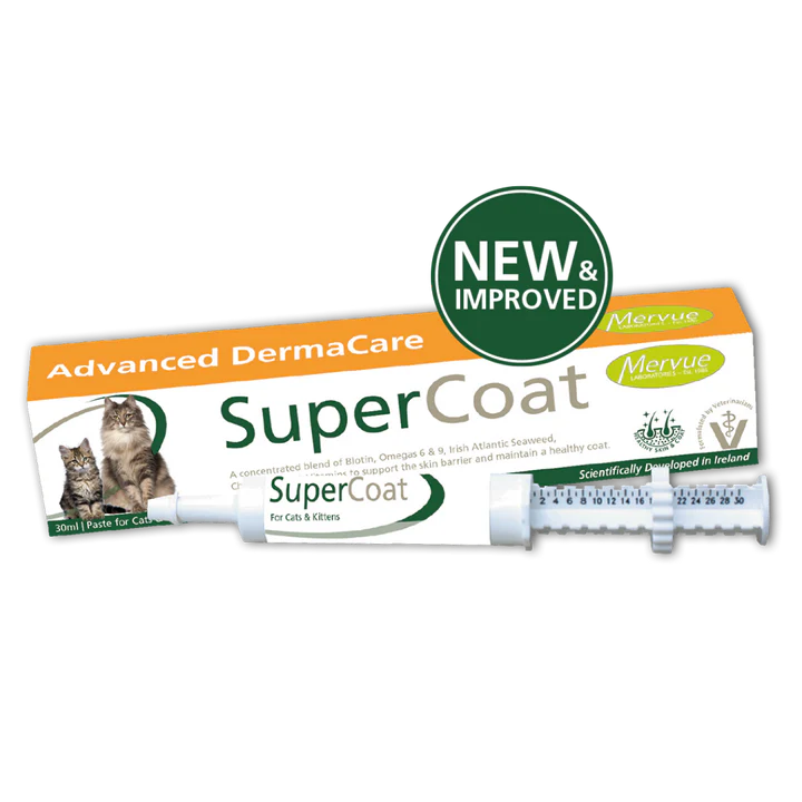 MERVUE Super Coat Paste For Cats & Kittens 30 ml Biotin, Omega 6 & 9