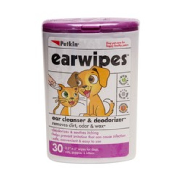 PETKIN | EARWIPES | 30 pieces