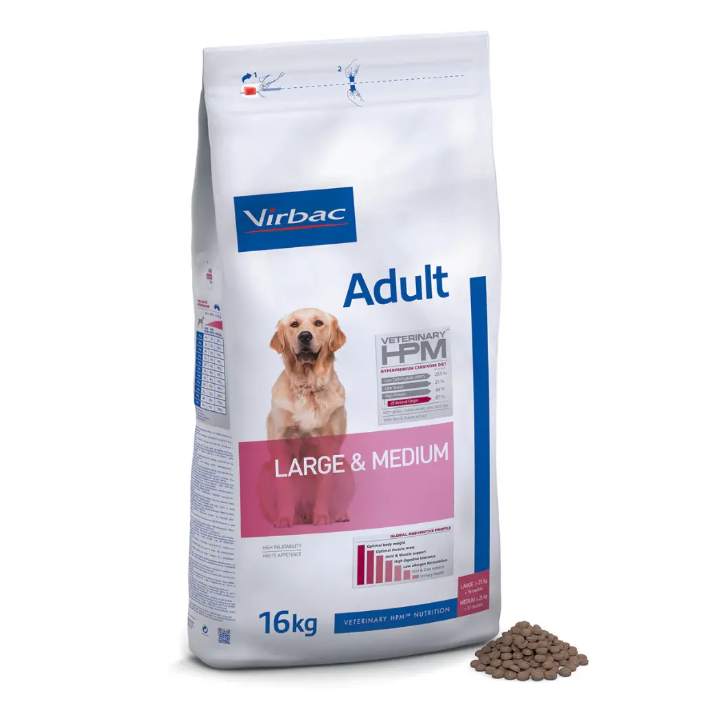 VIRBAC | Adult Dog Large & Medium | 16 kg