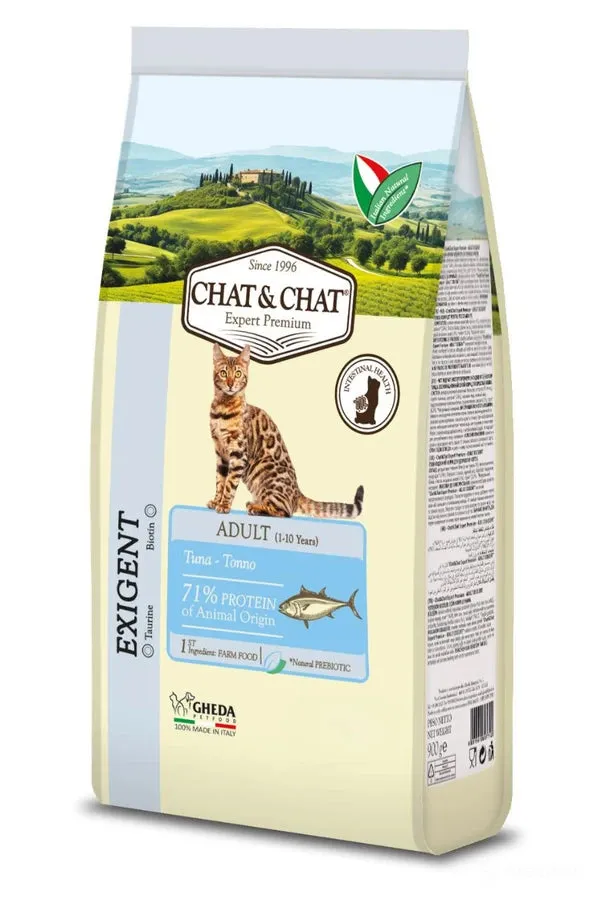 CHAT & CHAT Adult Cat With Tuna & Peas 900 gm