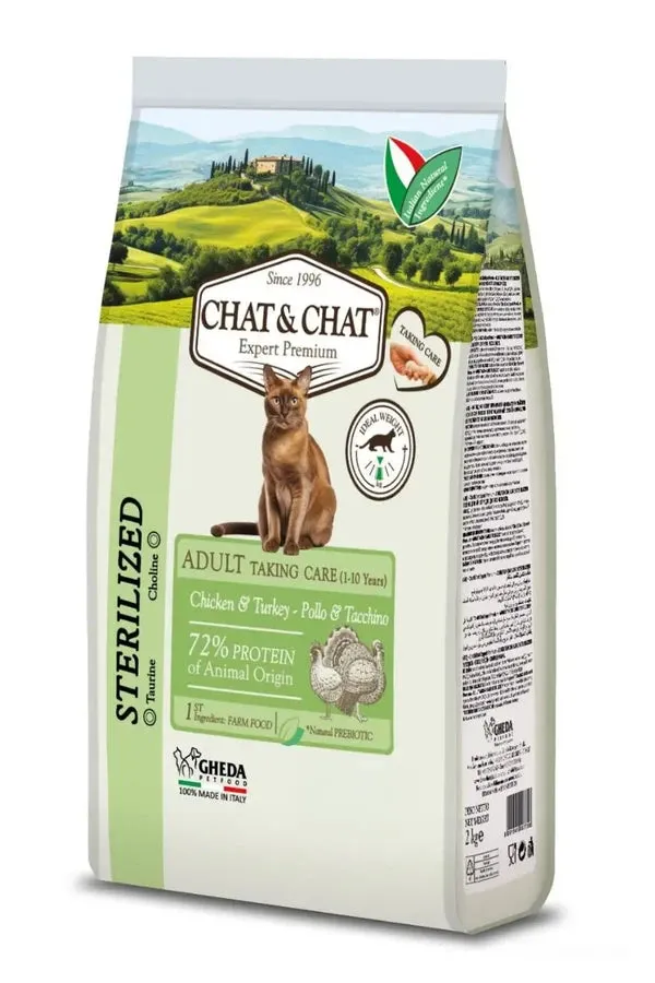 CHAT & CHAT Adult Cat Sterilised 900 gm