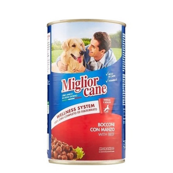 MORANDO Canine Miglior Cane Chunks Beef 405 gm