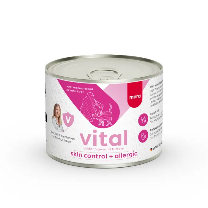 MERA Cat Meravital Skin Control + allergic 200 gm