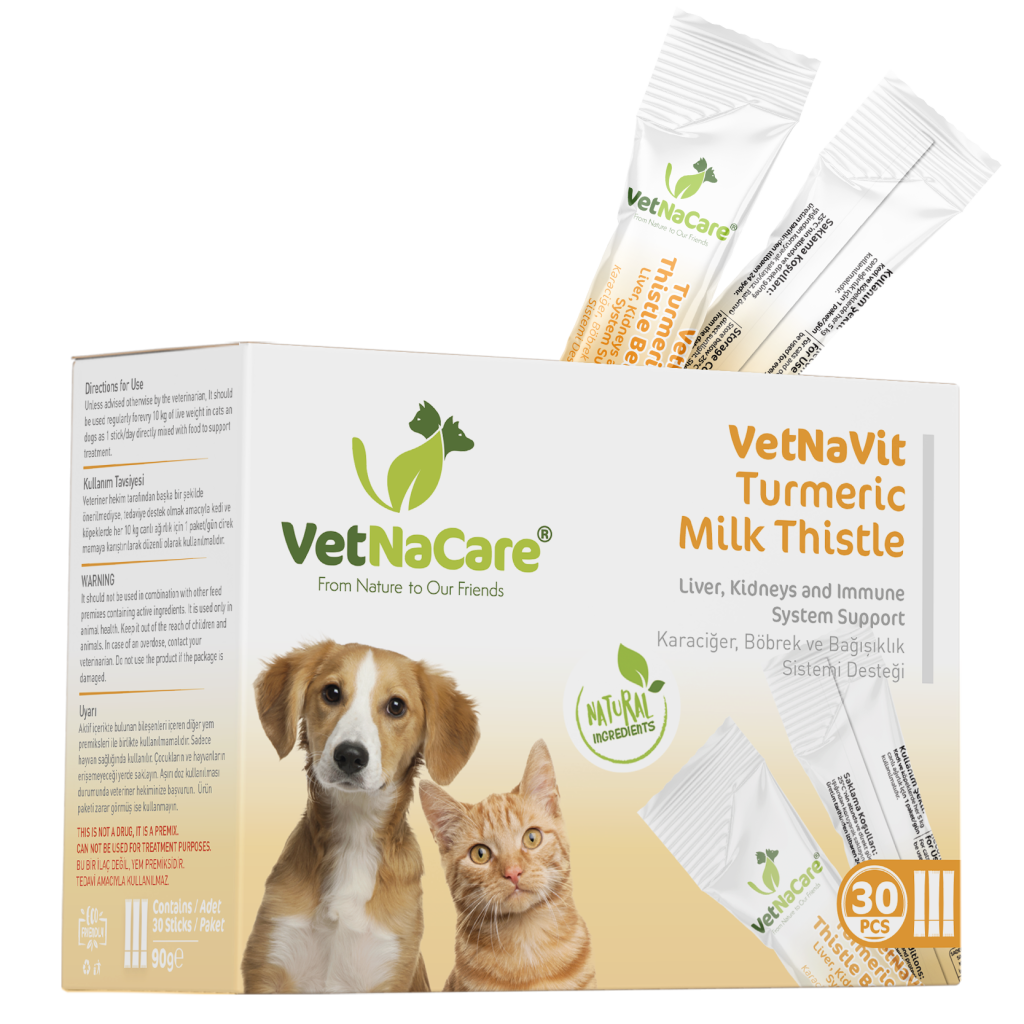 VETNACARE | VetNaVit TURMERIC, MILK THISTLE & B-GLUCAN | 30 sachets