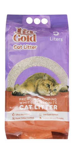 TIA GOLD Cat Litter Lavender 5 L (Egypt Stock)