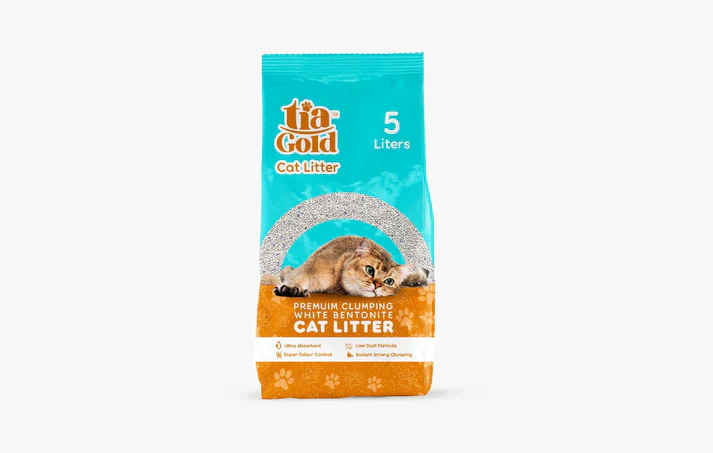 TIA GOLD | CAT LITTER - Baby Powder | 5 L