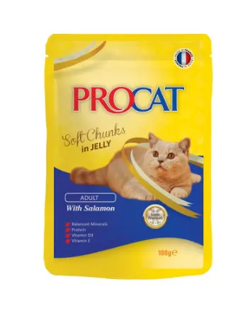 PROCAT Adult Soft Chuncks Salmon 100 gm